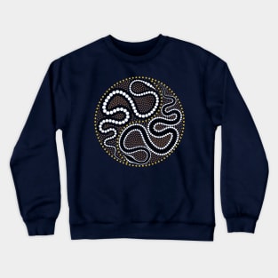 Yin & Yang - Snakes - BW Crewneck Sweatshirt